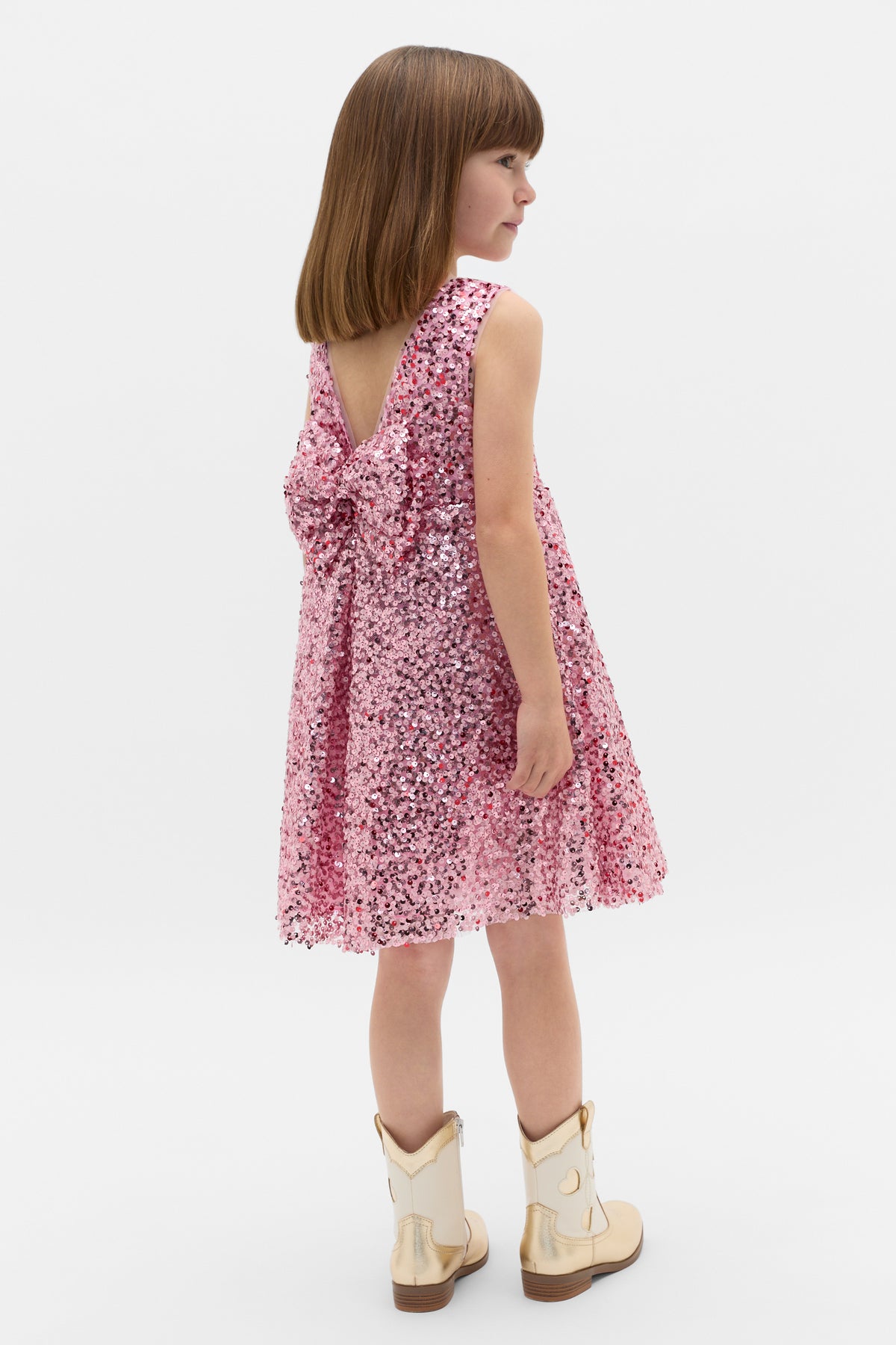 Sequin Bow Dress