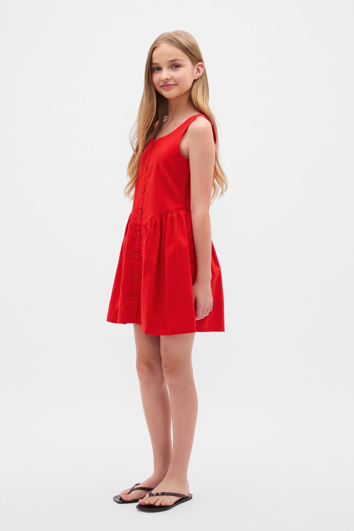 Button Front Dress