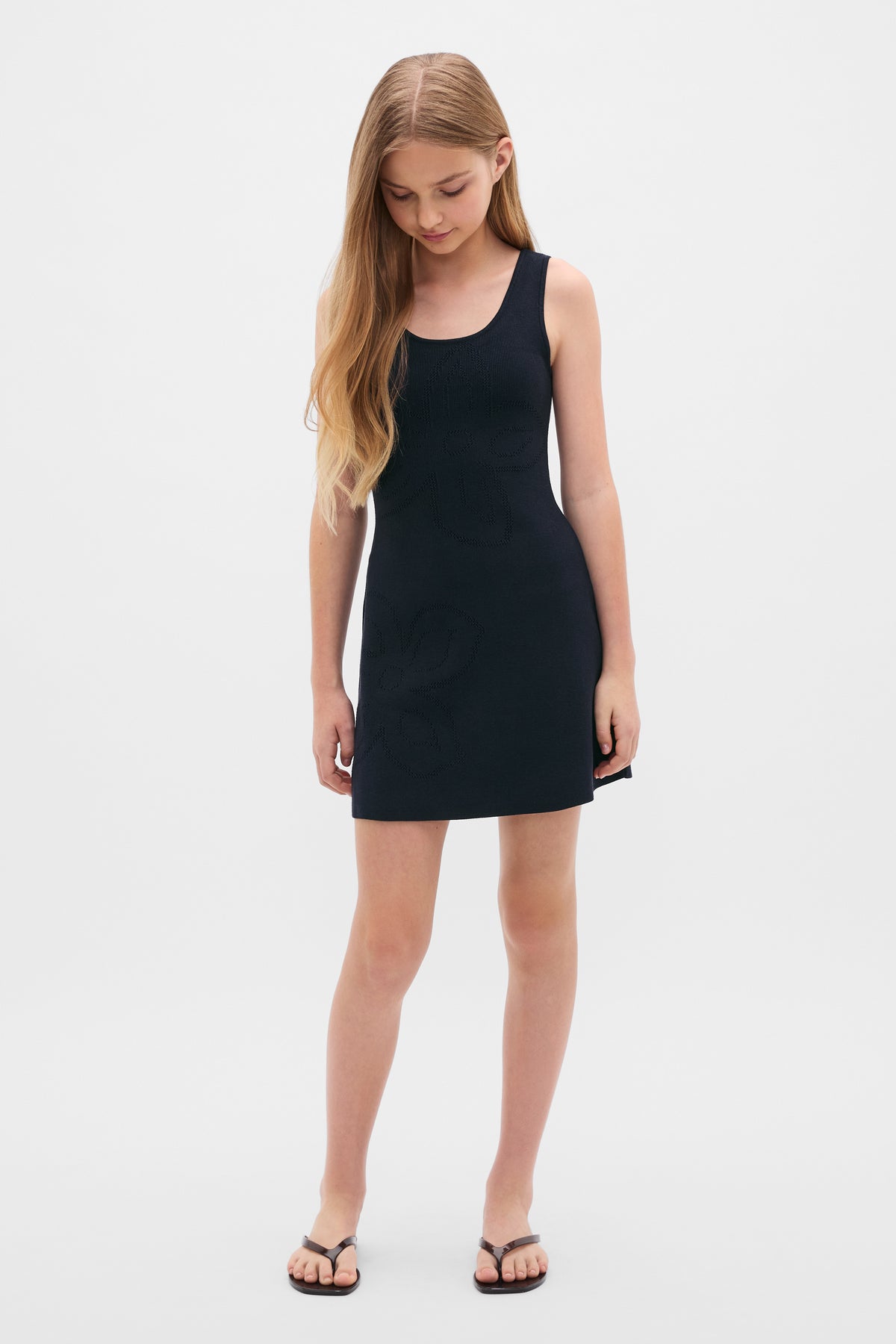 Flower Knit Dress