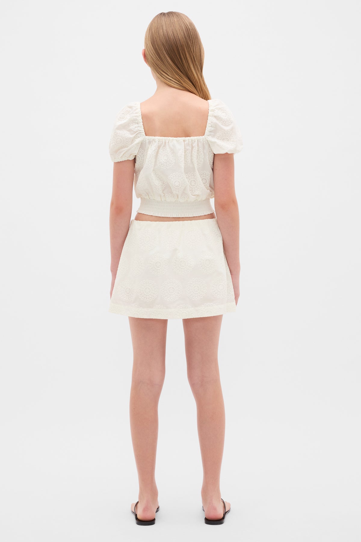 Broderie Skort