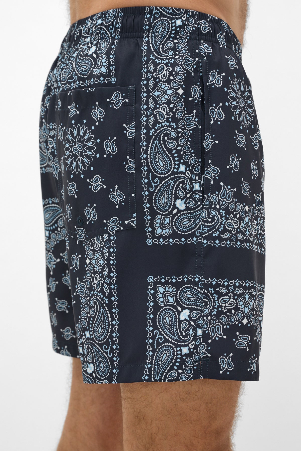 Bandana Print Swim Short
