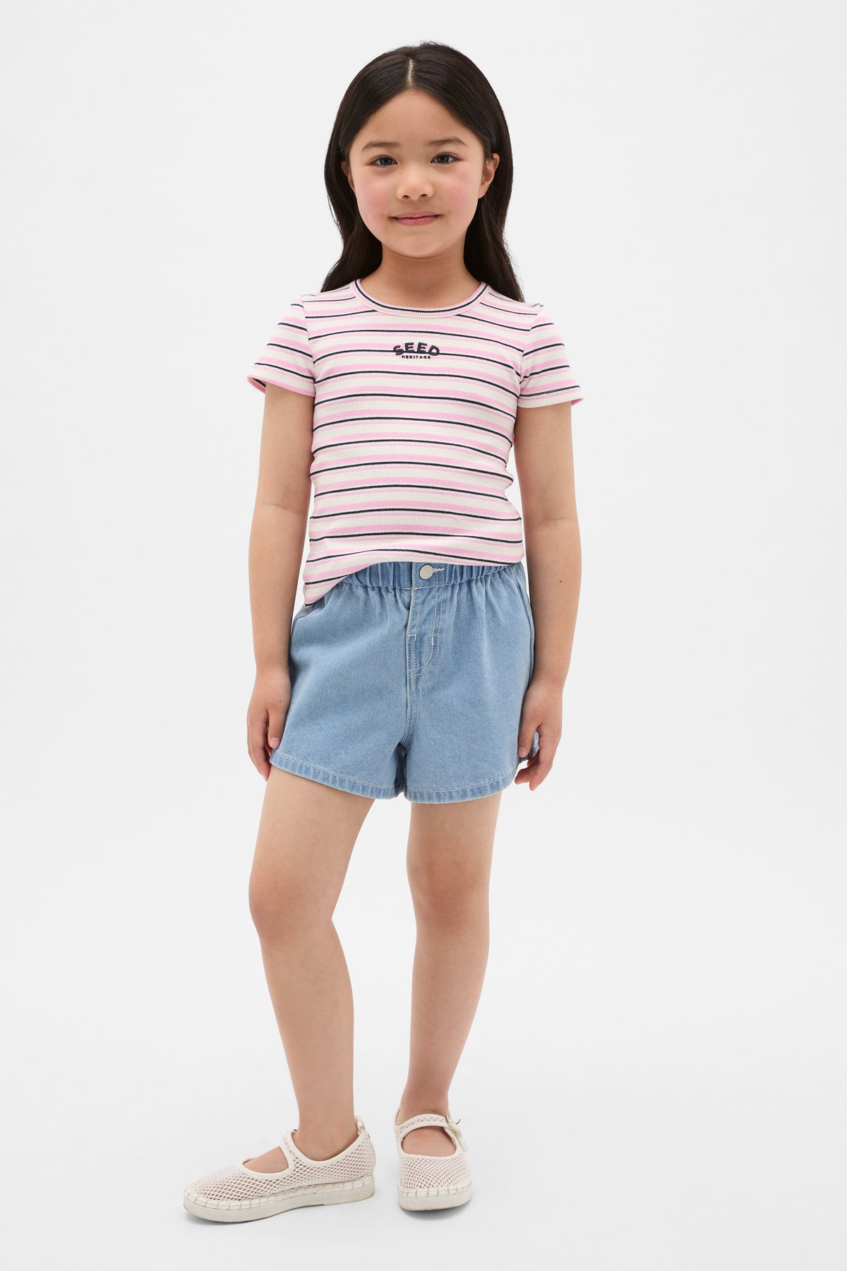 Core Stripe Rib Tee
