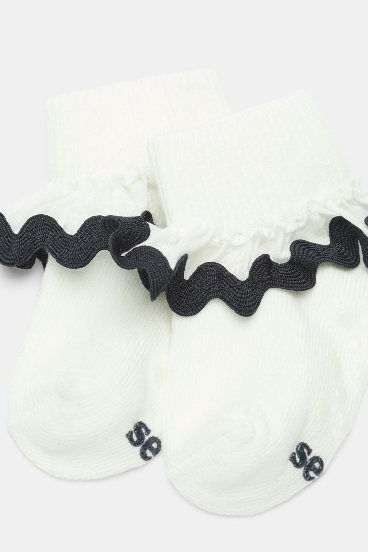 Baby Ric Rac Frill Sock