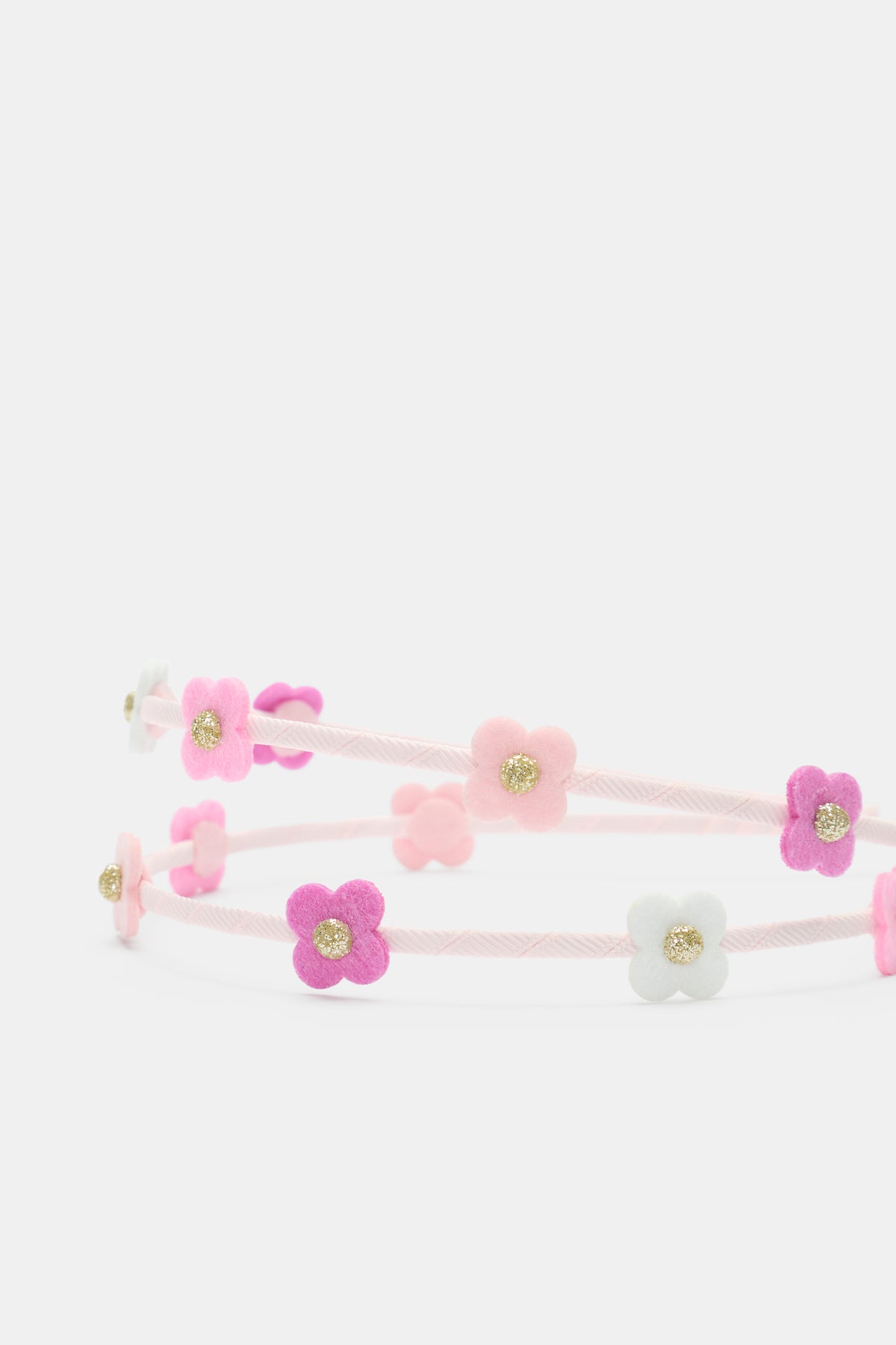 Felt Flower Double Headband