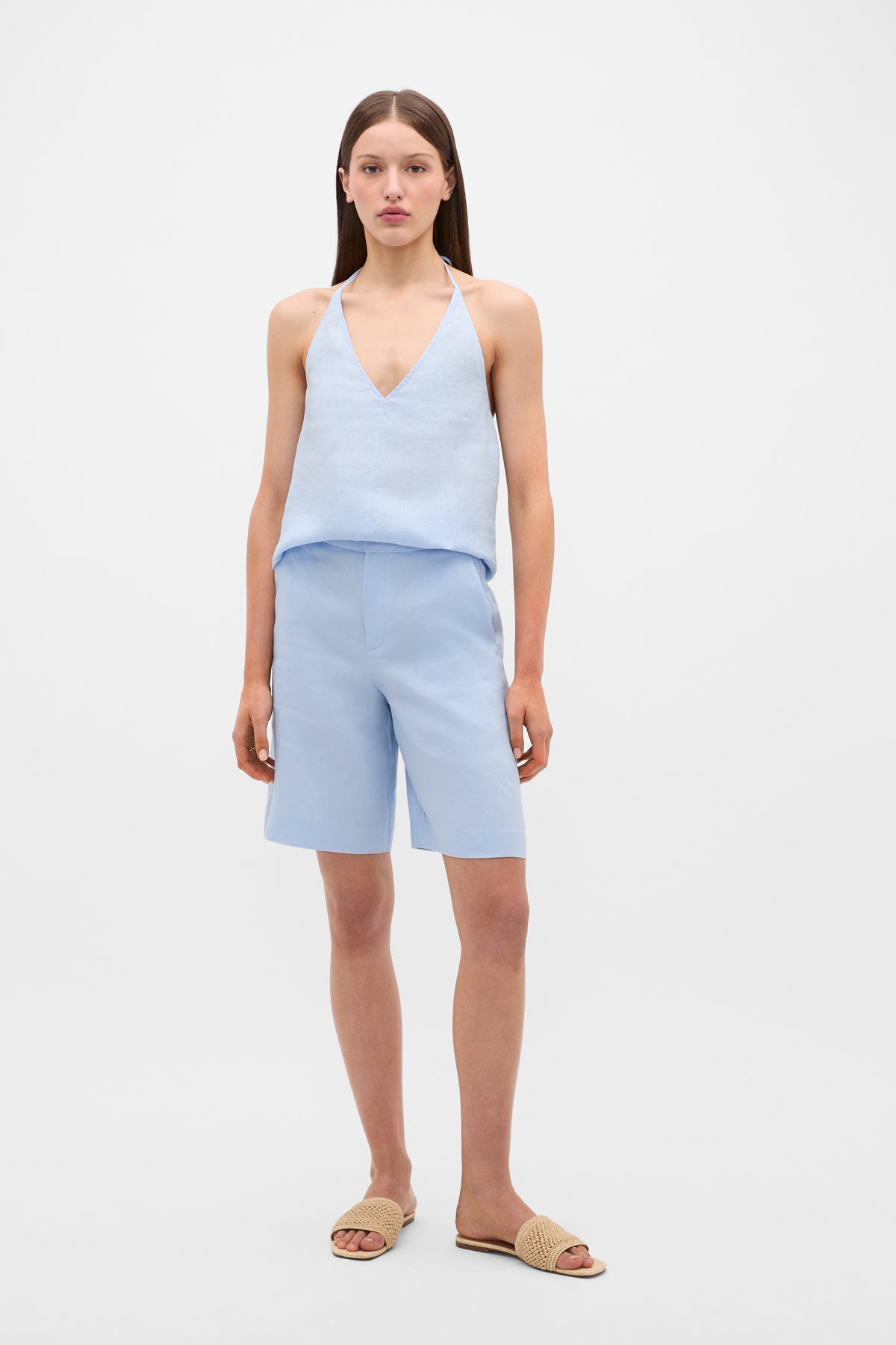 Linen Longline Short