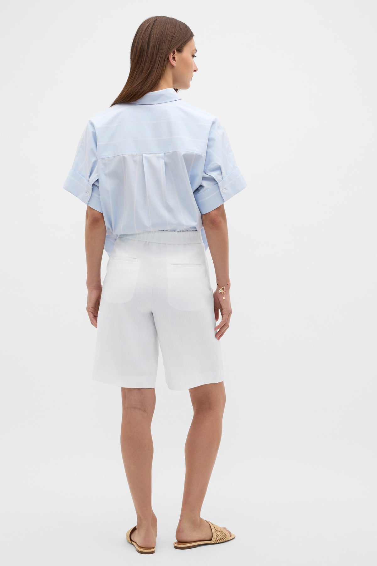 Linen Longline Short