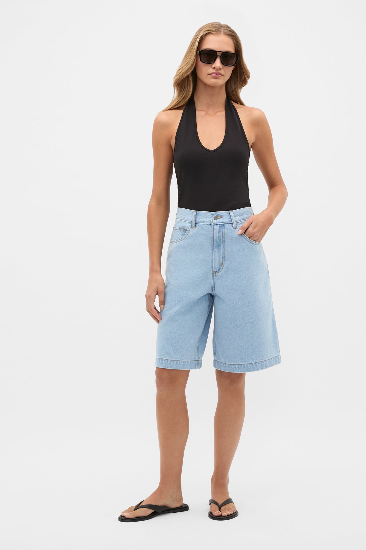 Denim Bermuda Short