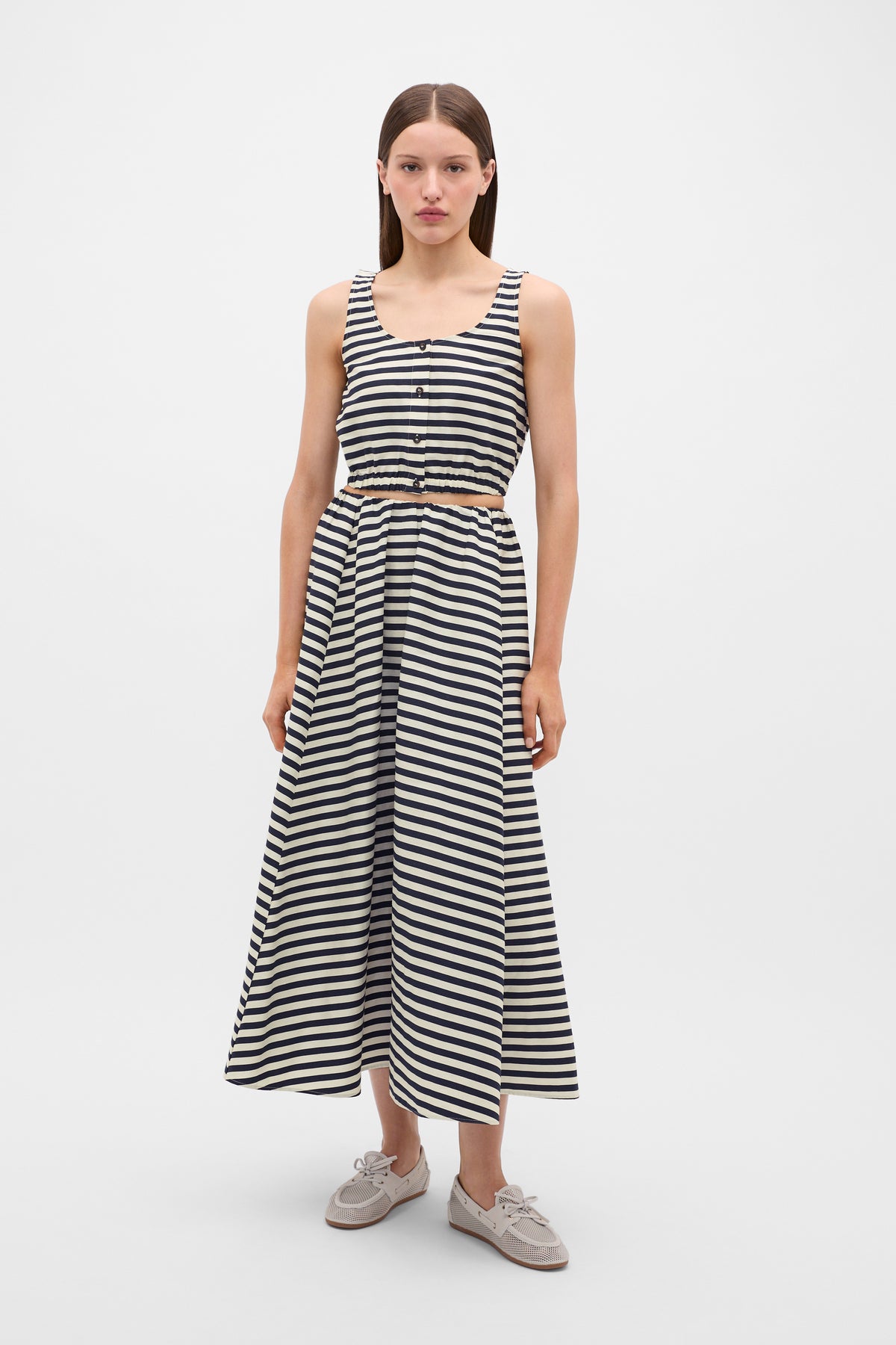 Stripe Cropped Top