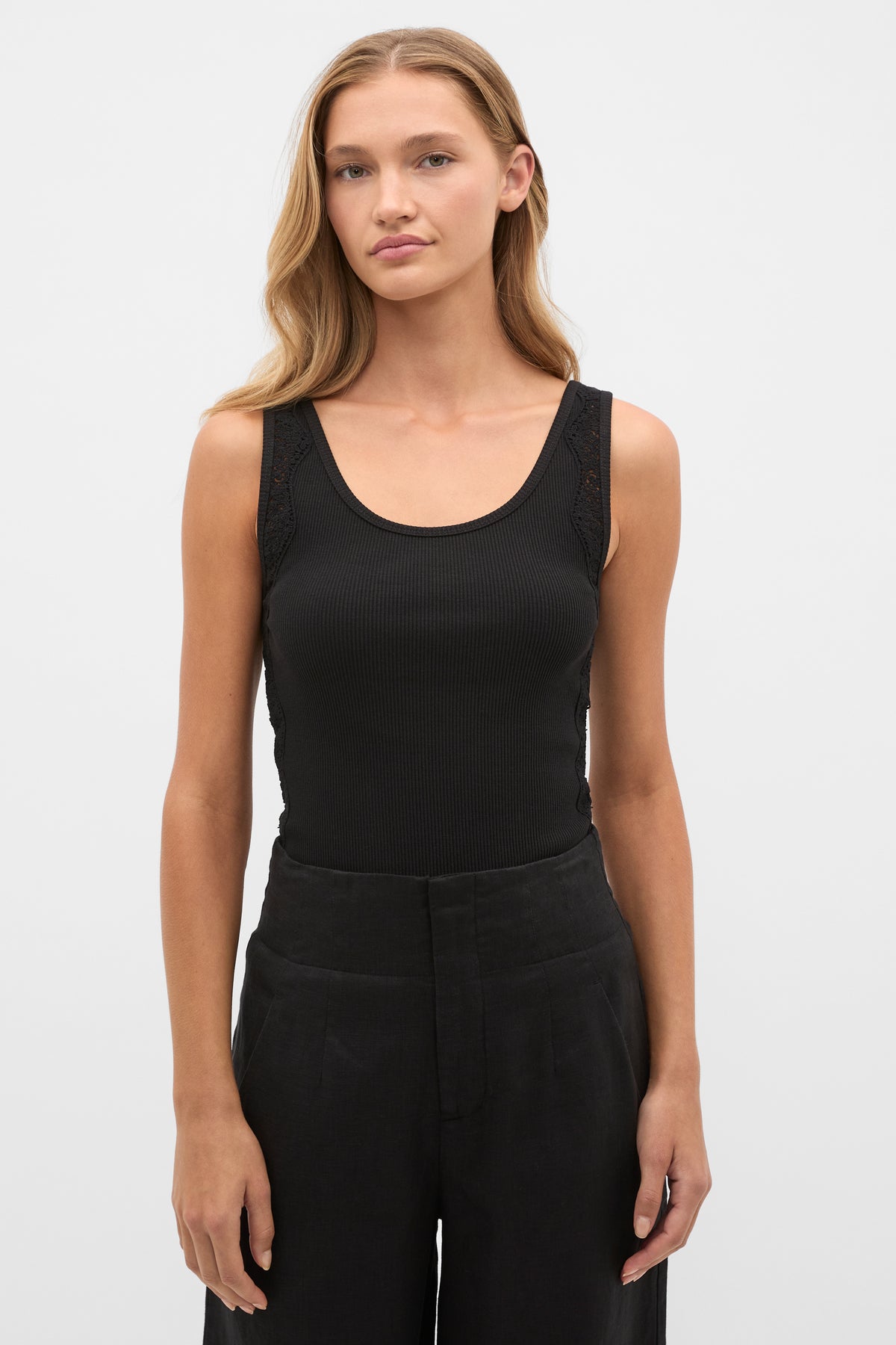 Lace Panel Tank