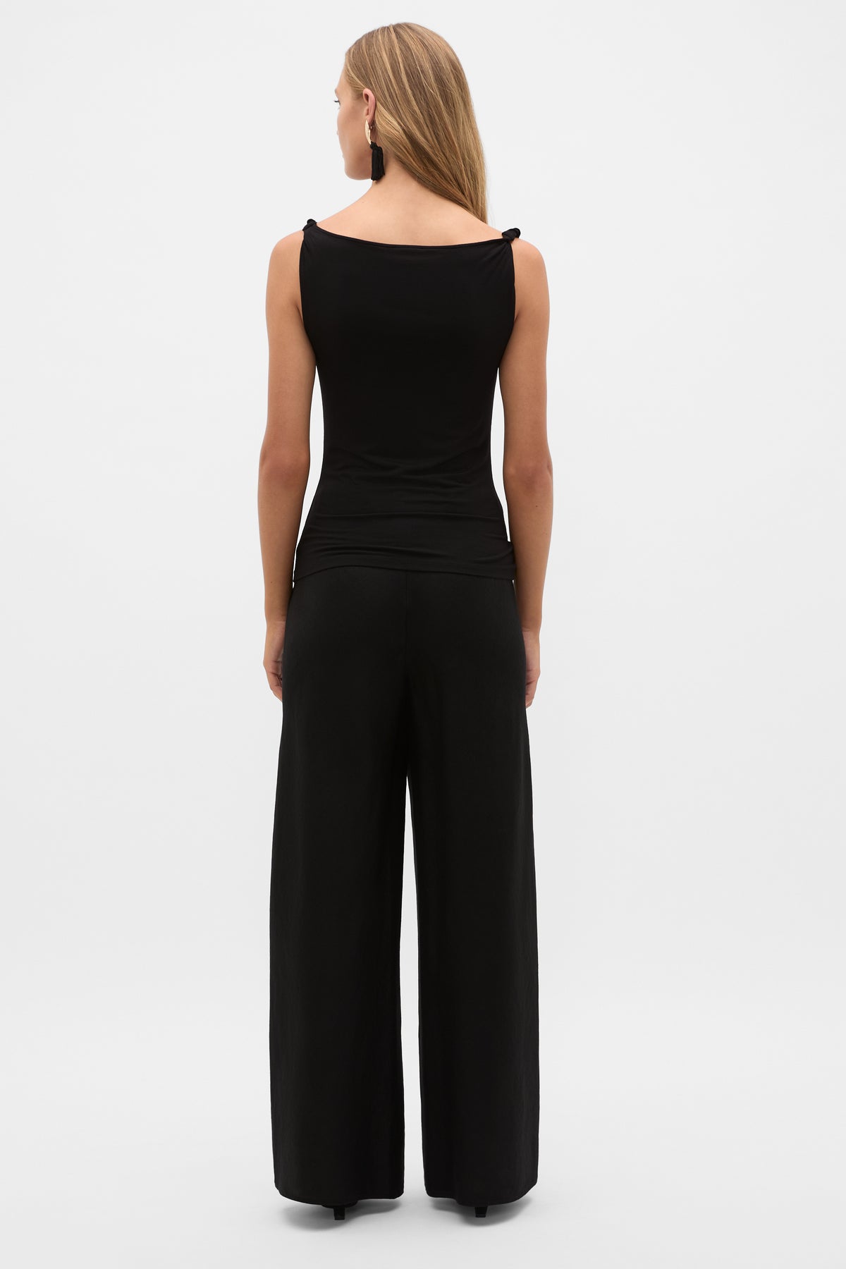 Twist Shoulder Drape Tank