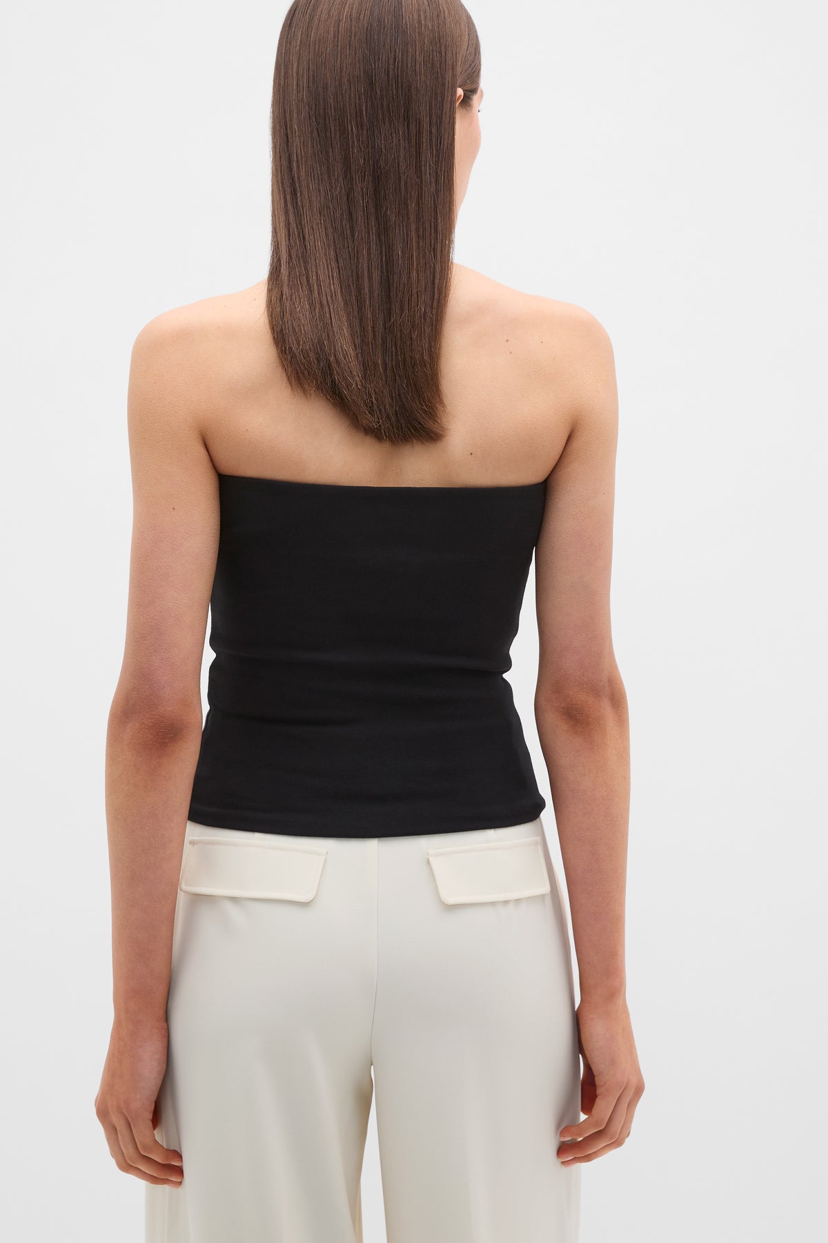 Strapless Rib Top