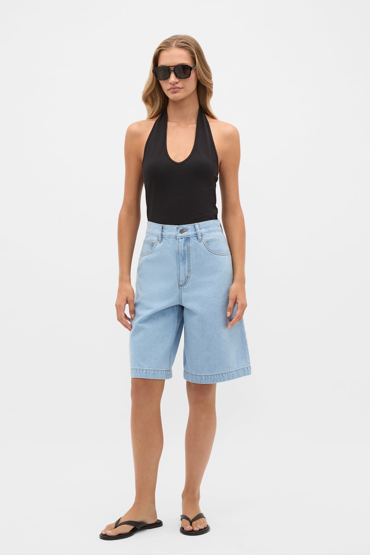 V Neck Halter Tank