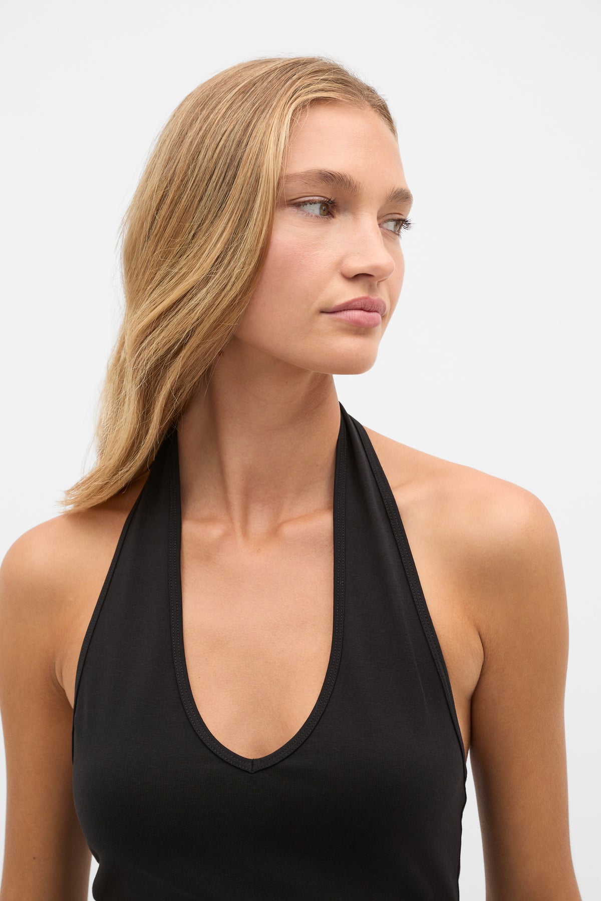V Neck Halter Tank