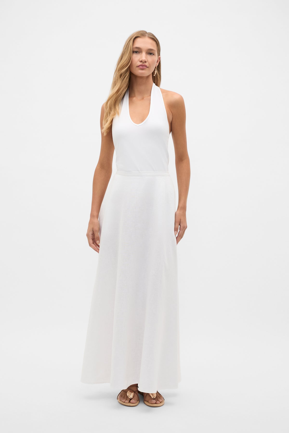 V Neck Halter Tank