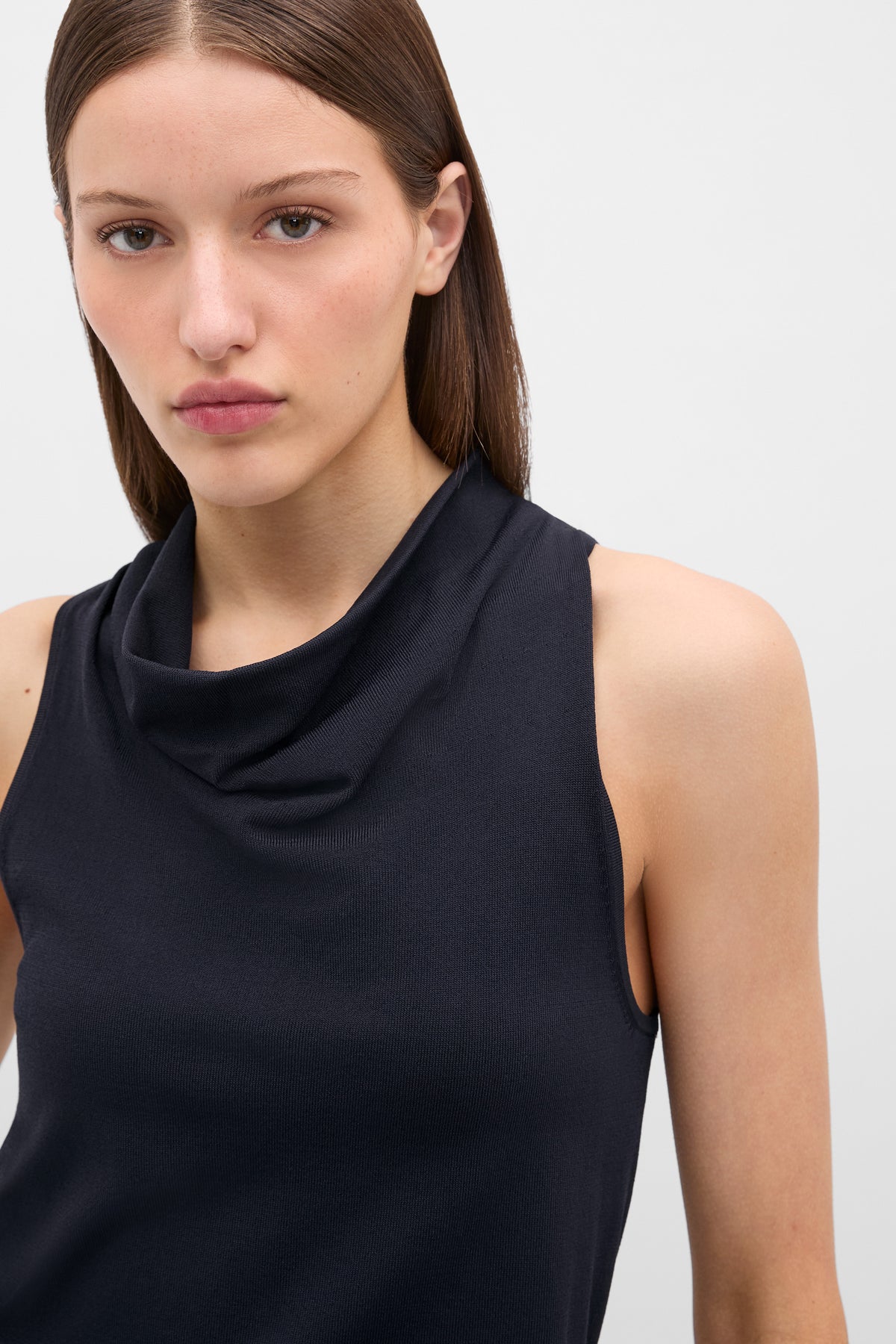 Drape Neck Knit