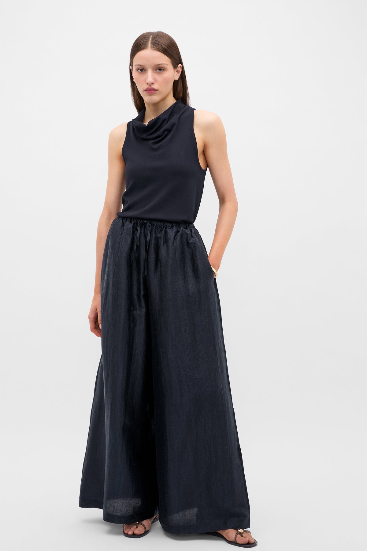 Drape Neck Knit