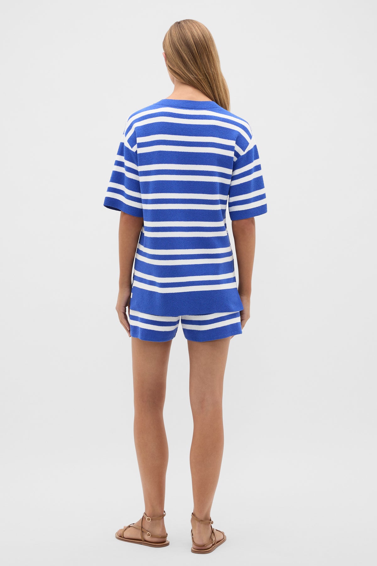 Boucle Stripe Oversized Tee