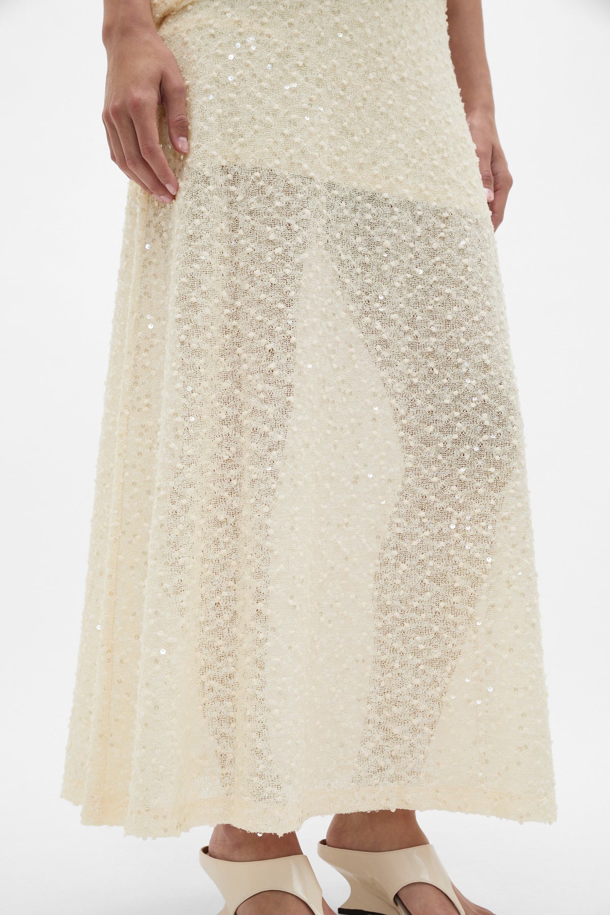 Sequin Maxi Skirt