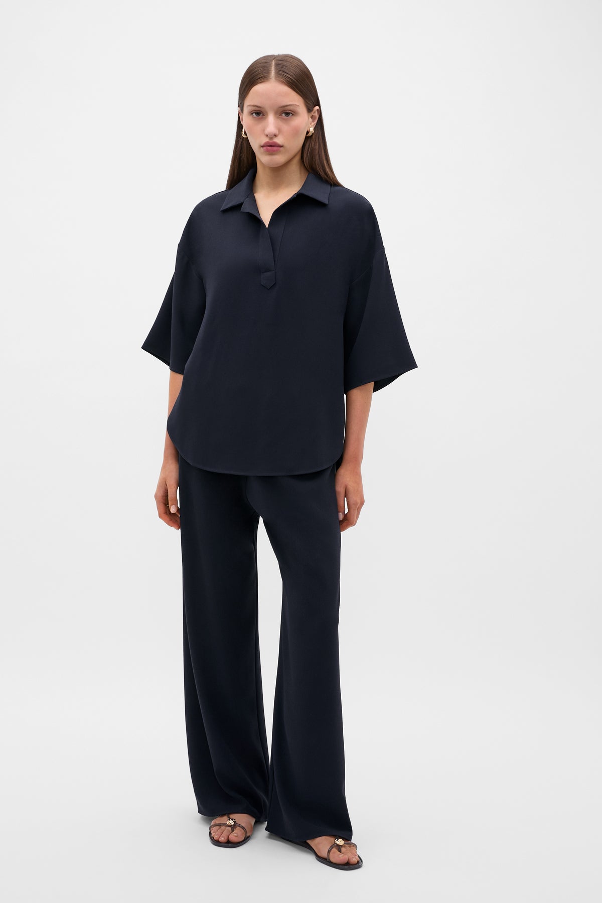 Woven Crepe Pant