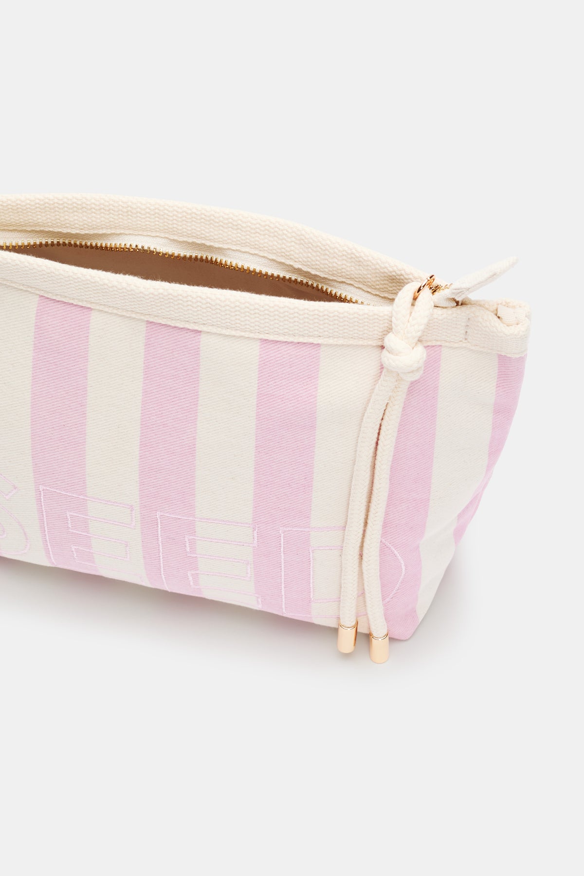 Seed Stripe Cosmetic Bag