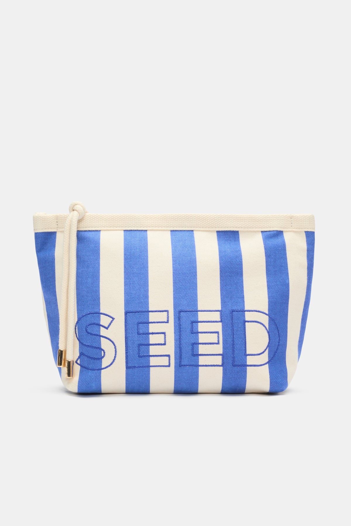 Seed Stripe Cosmetic Bag