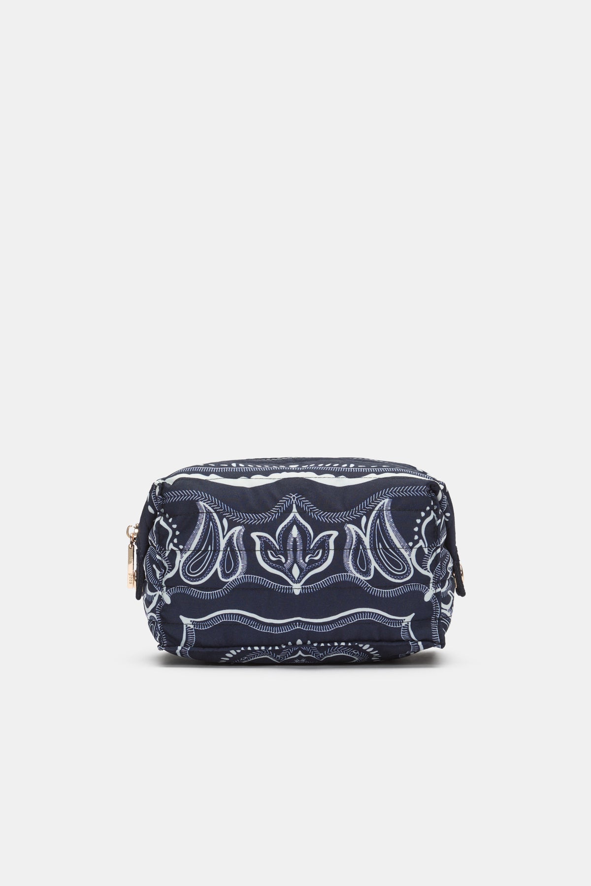 Small Scarf Print Cosmetic Bag
