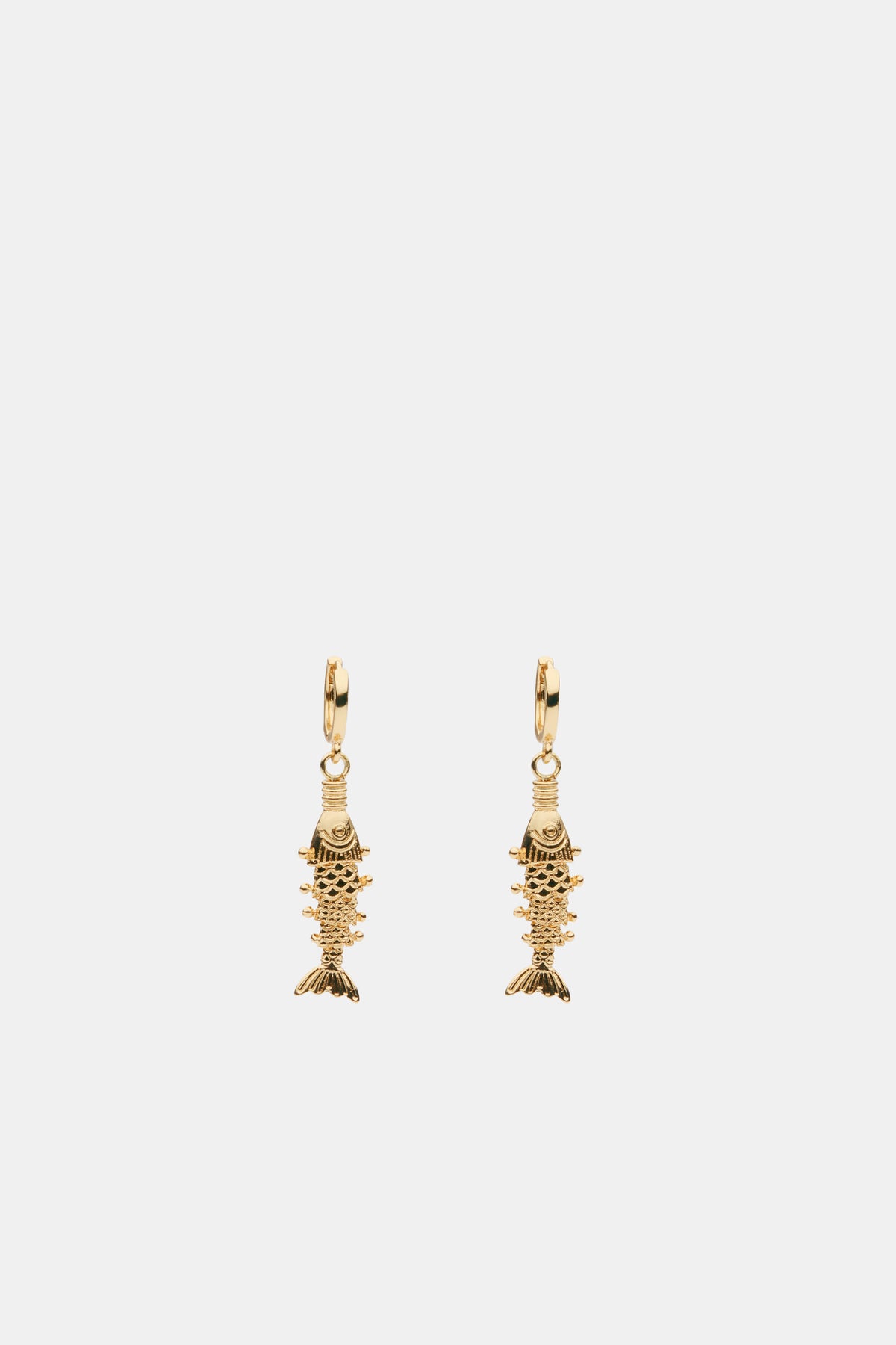 Fish Charm Drop Earring