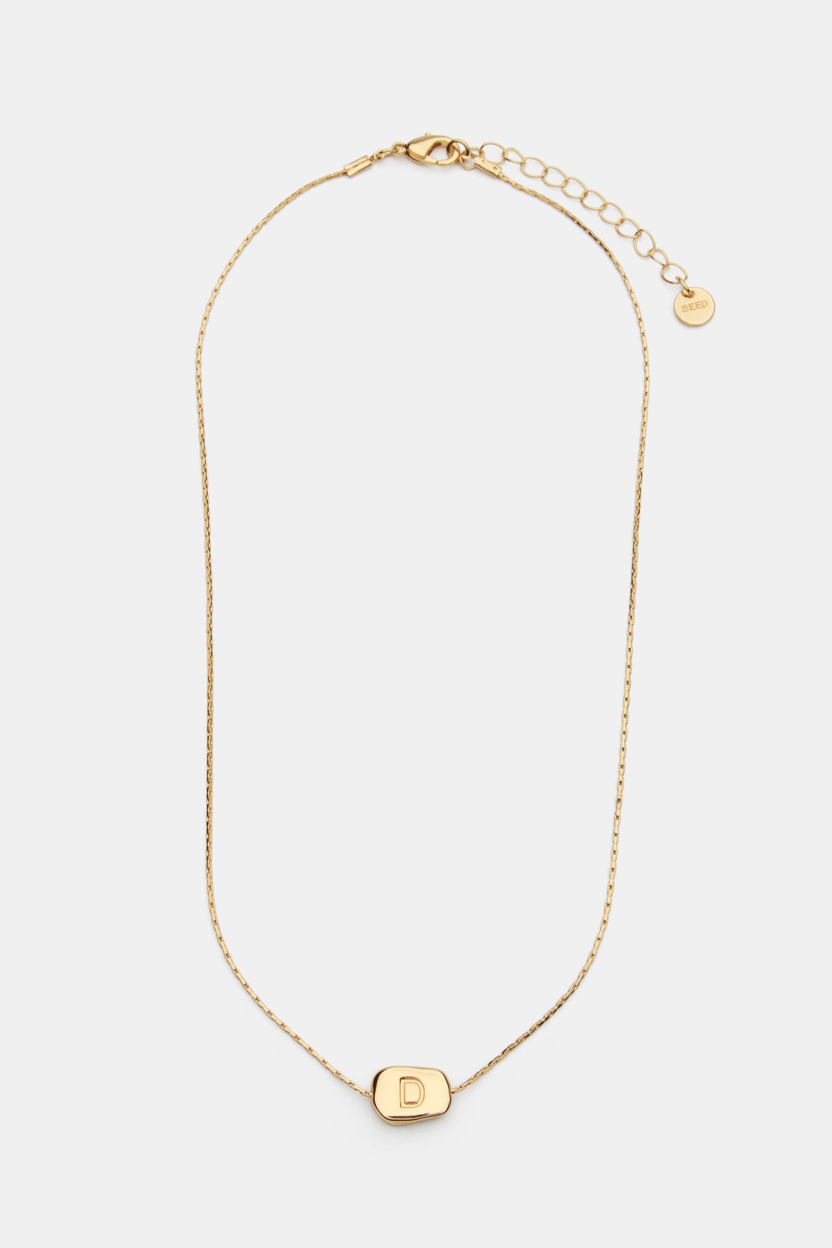 Pebble Alphabet Necklace