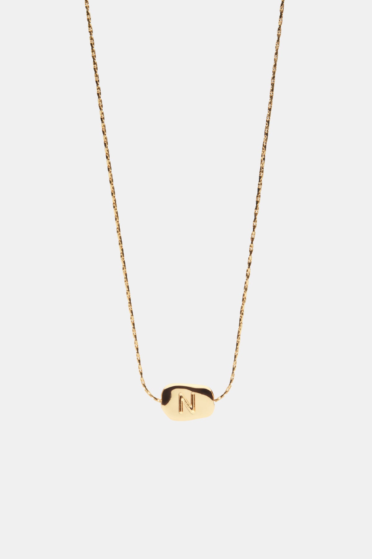 Pebble Alphabet Necklace
