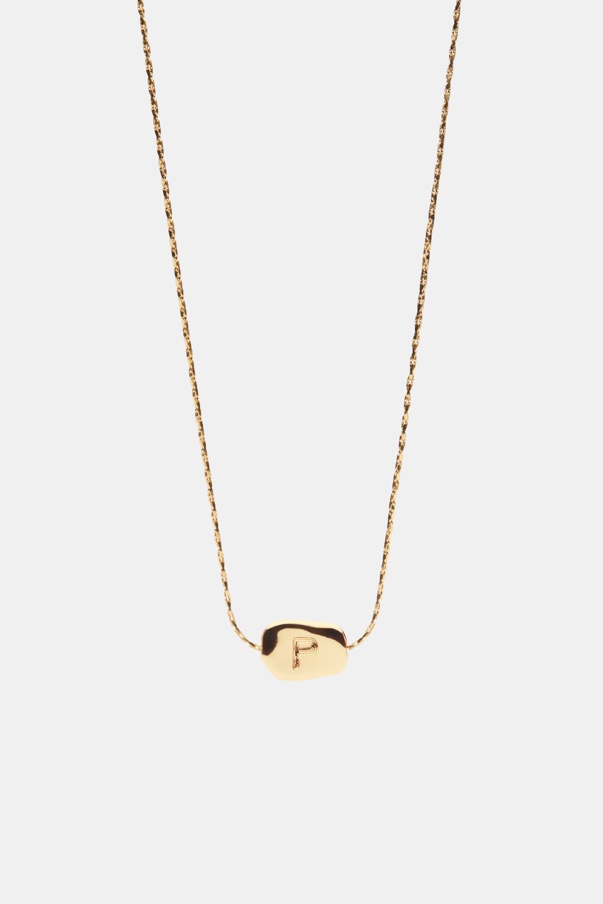 Pebble Alphabet Necklace