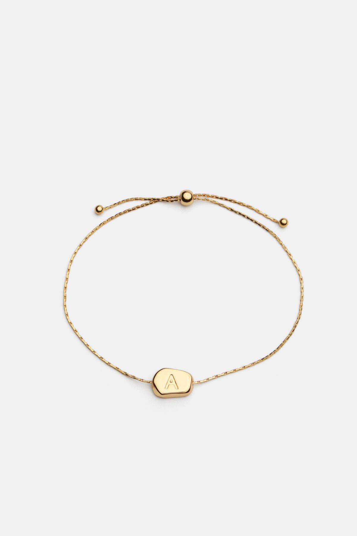Pebble Alphabet Bracelet