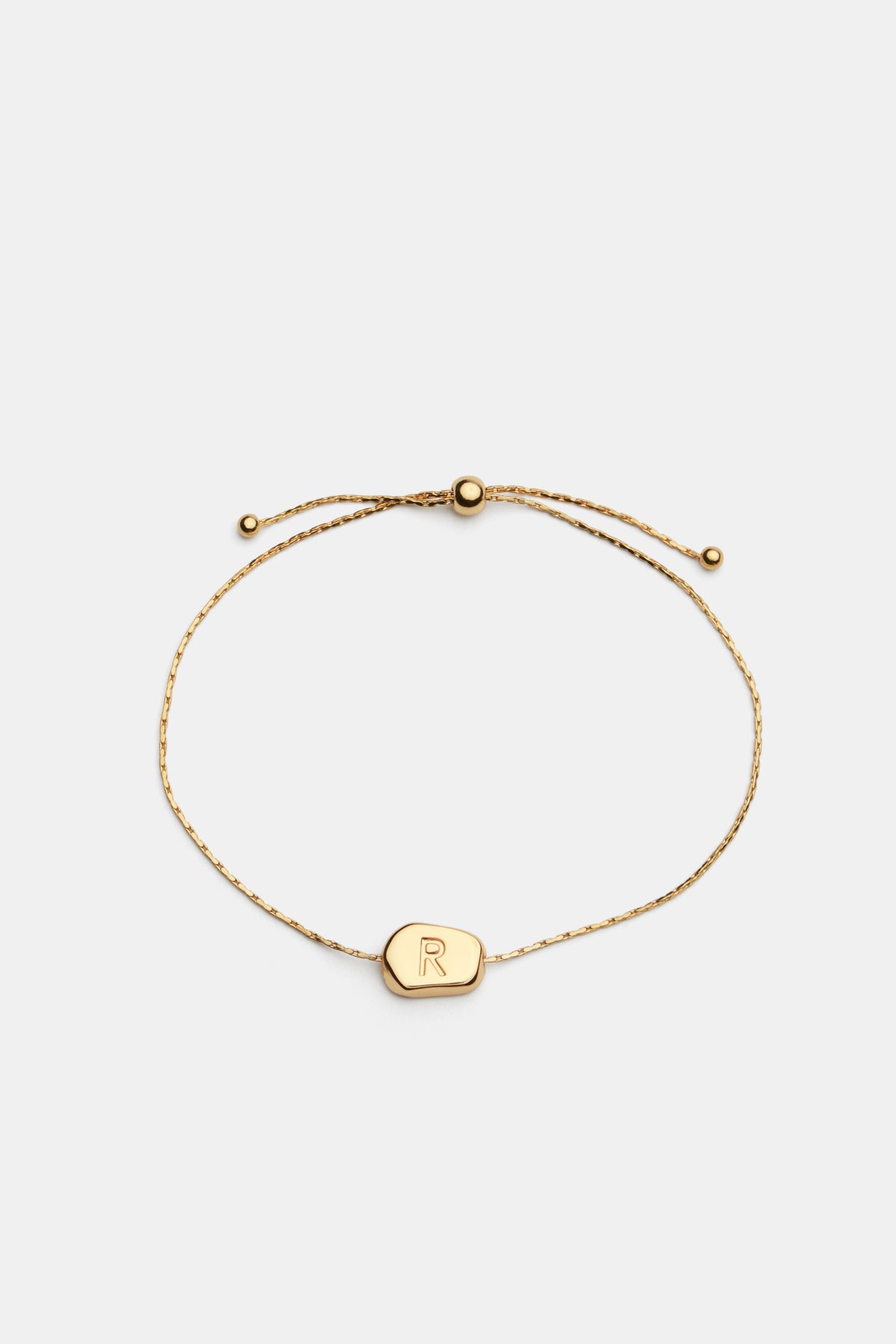 Pebble Alphabet Bracelet