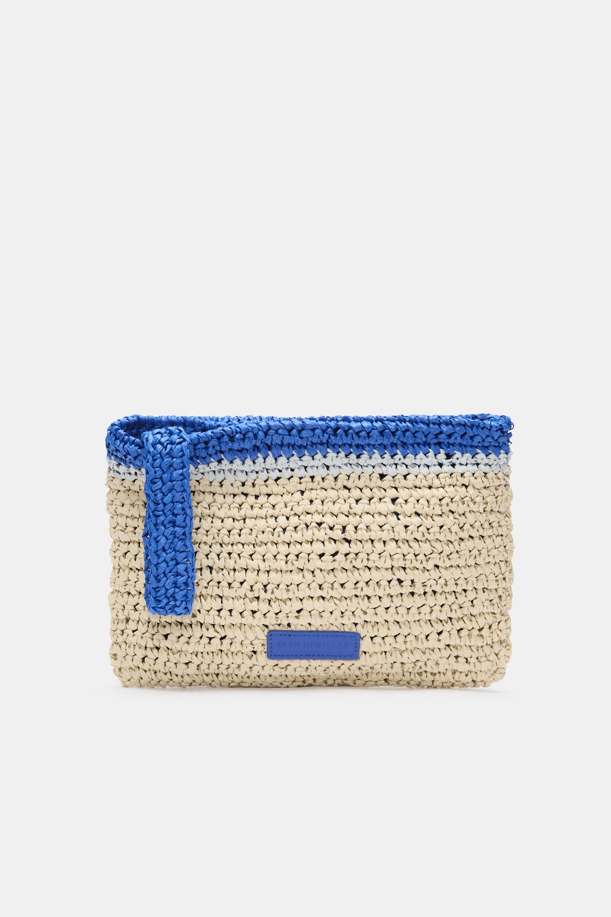 Contrast Woven Pouch