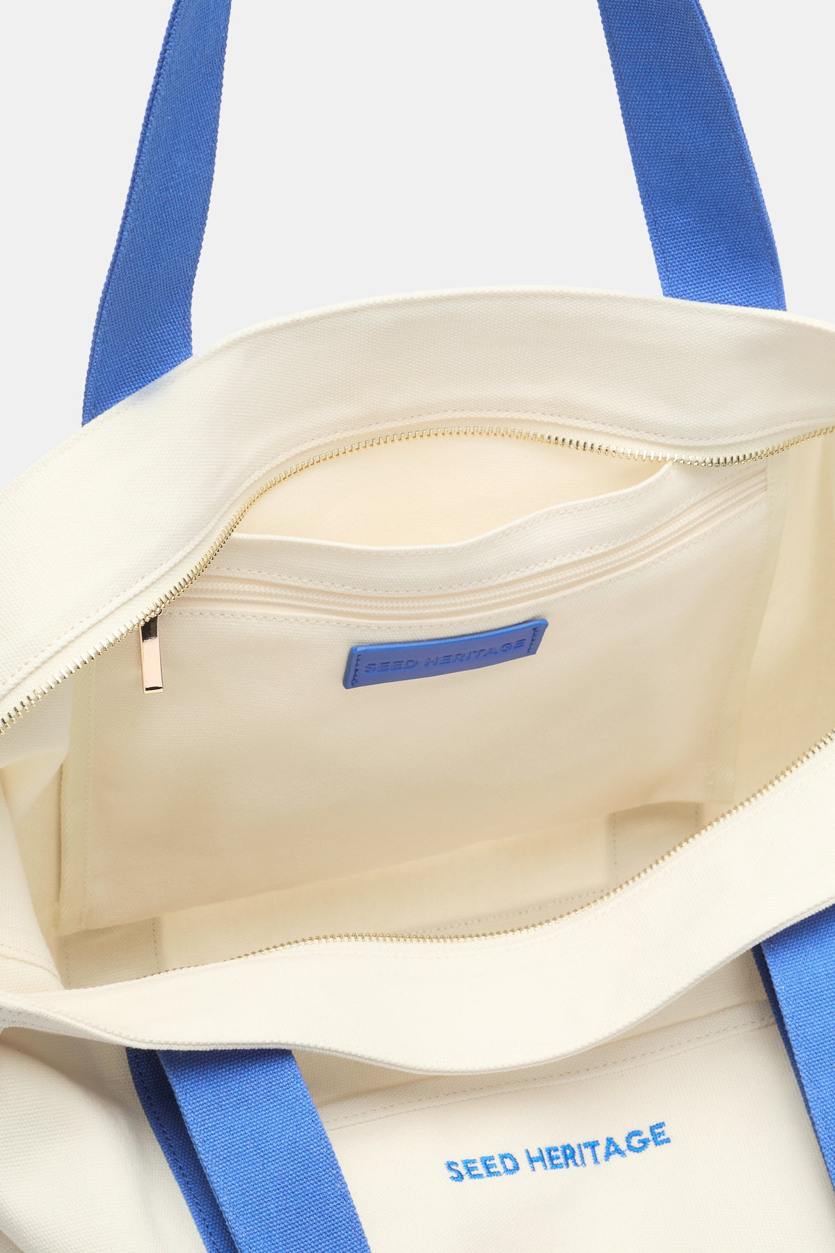 Contrast Trim Tote