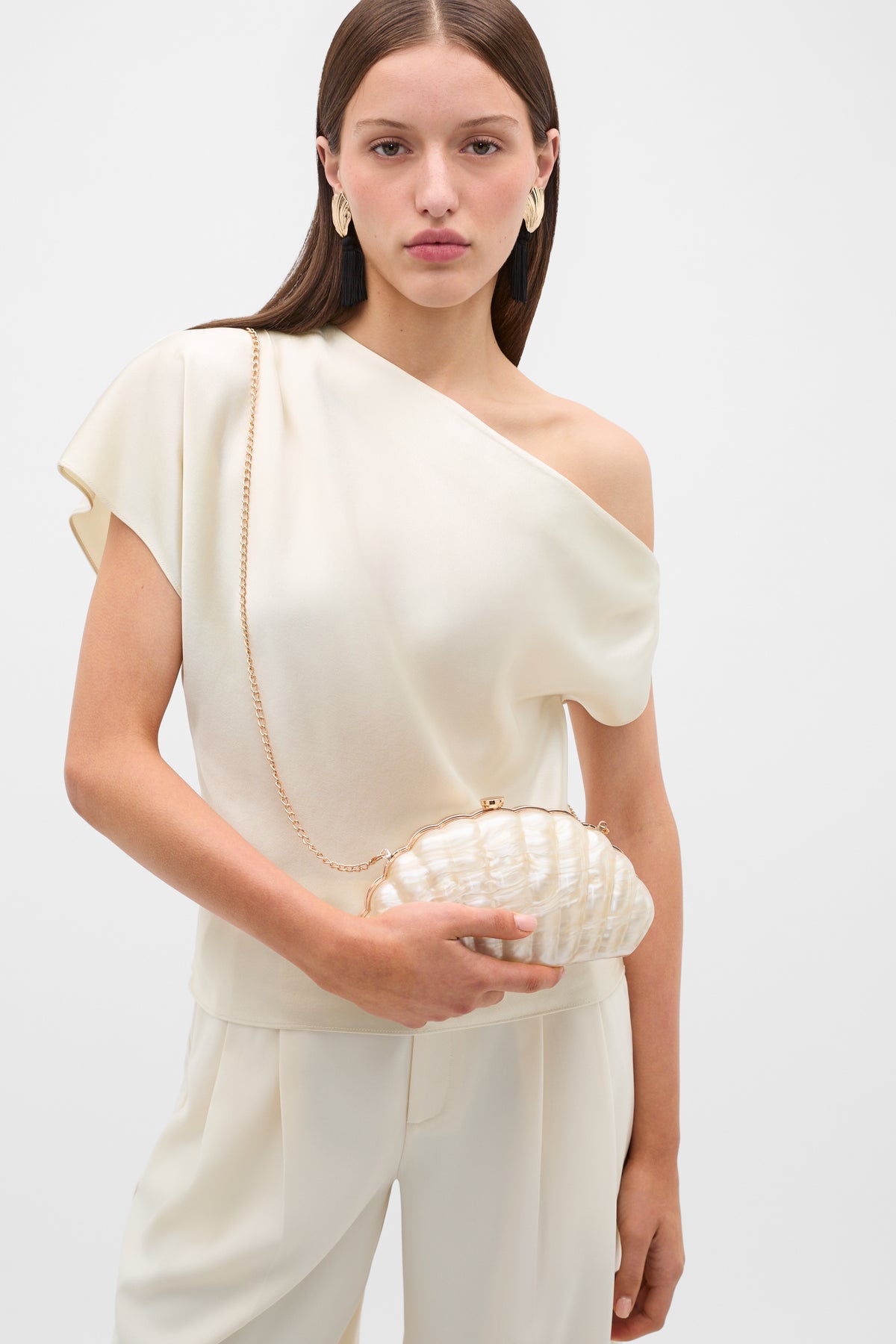 Acrylic Shell Clutch