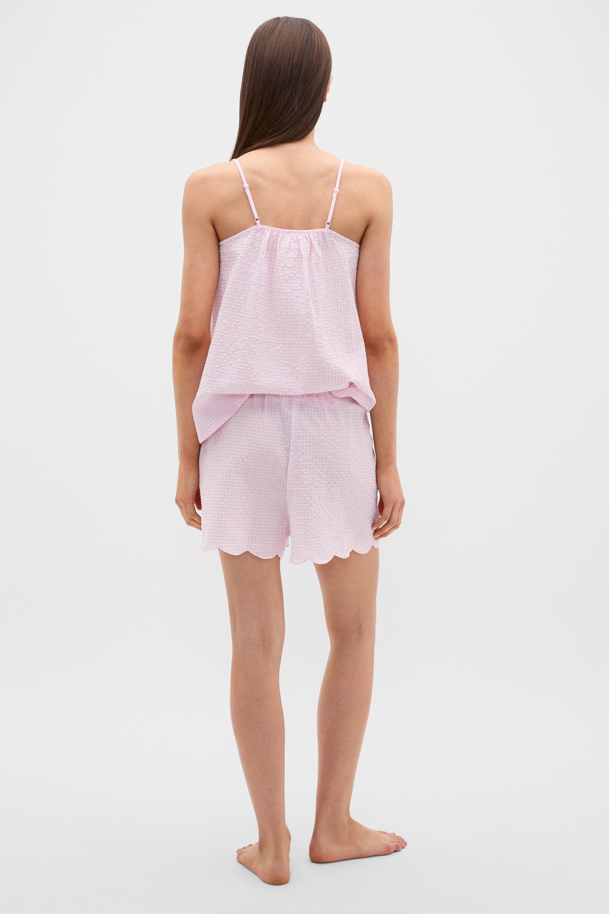 Gingham Tank and Short PJ Set