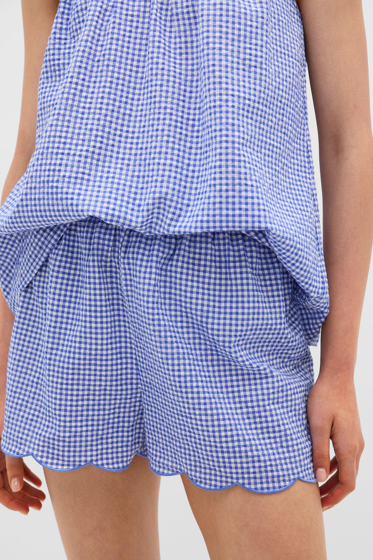 Gingham Tank and Short PJ Set