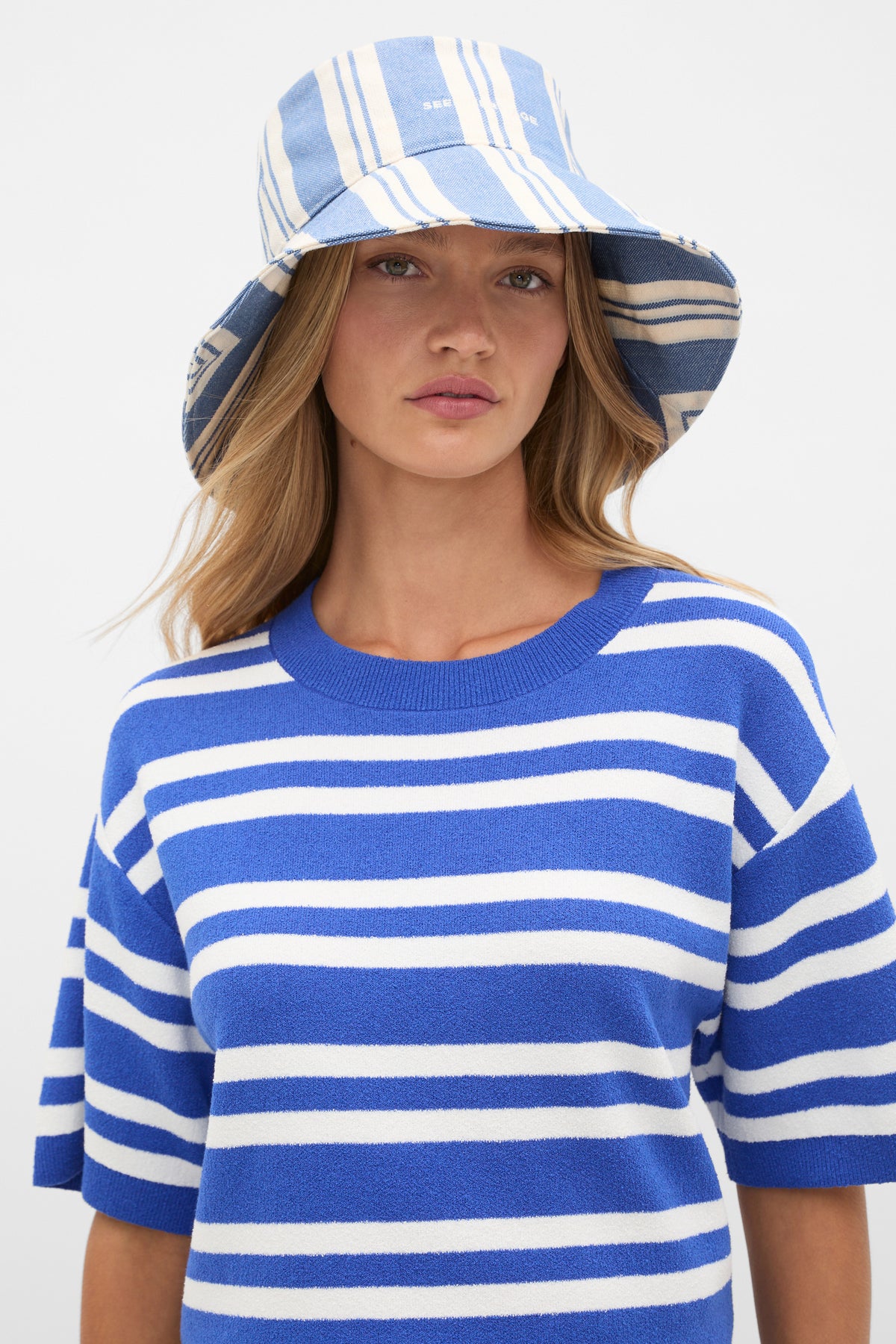 Stripe Bucket Hat
