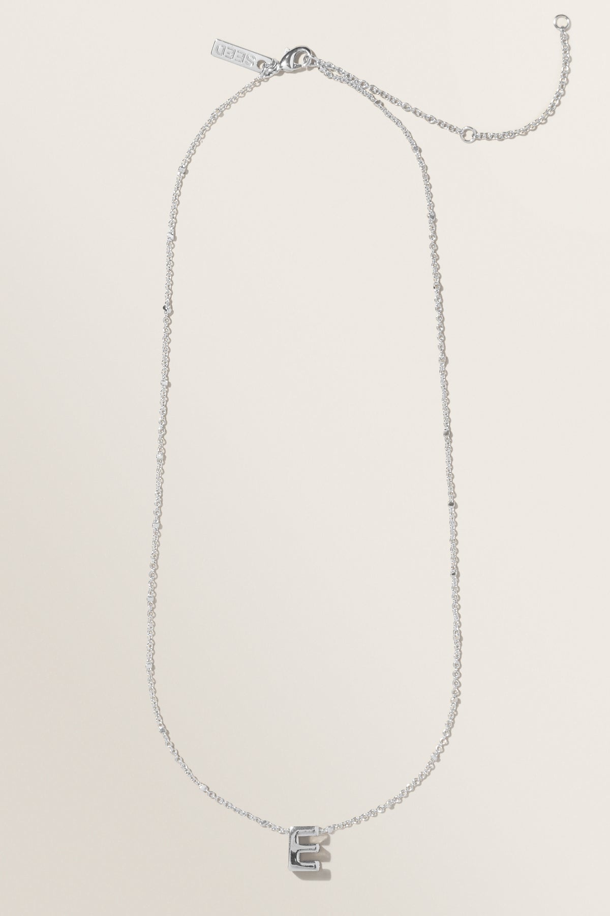 Silver Initial Charm