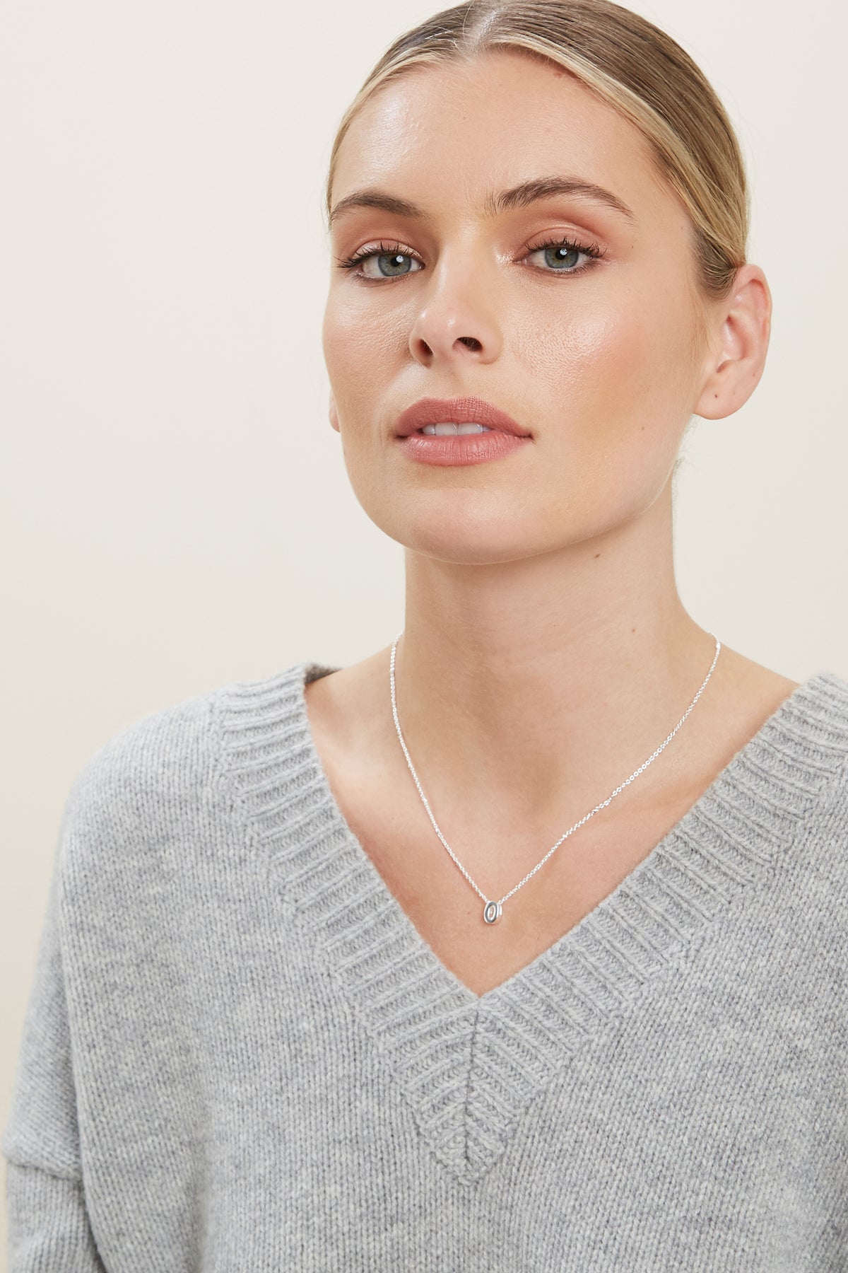 Silver Initial Charm