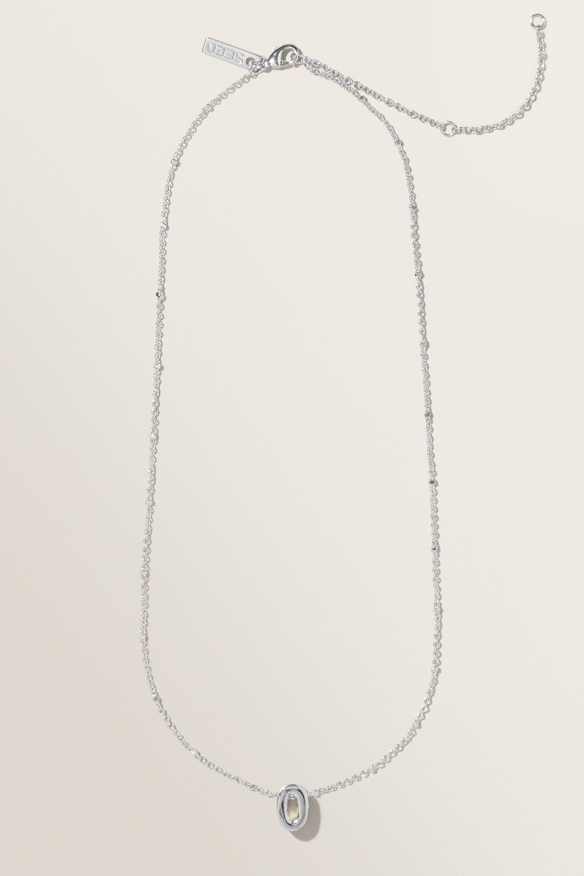 Silver Initial Charm