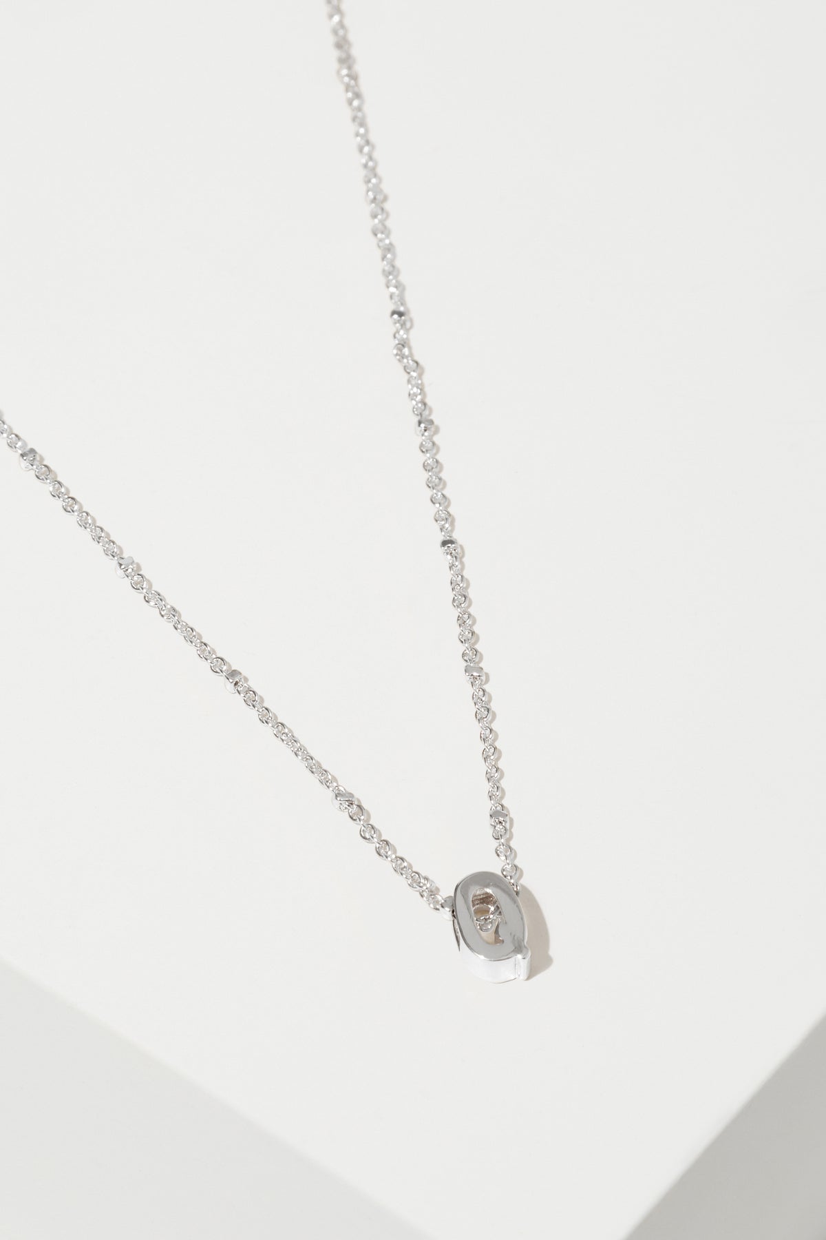 Silver Initial Charm