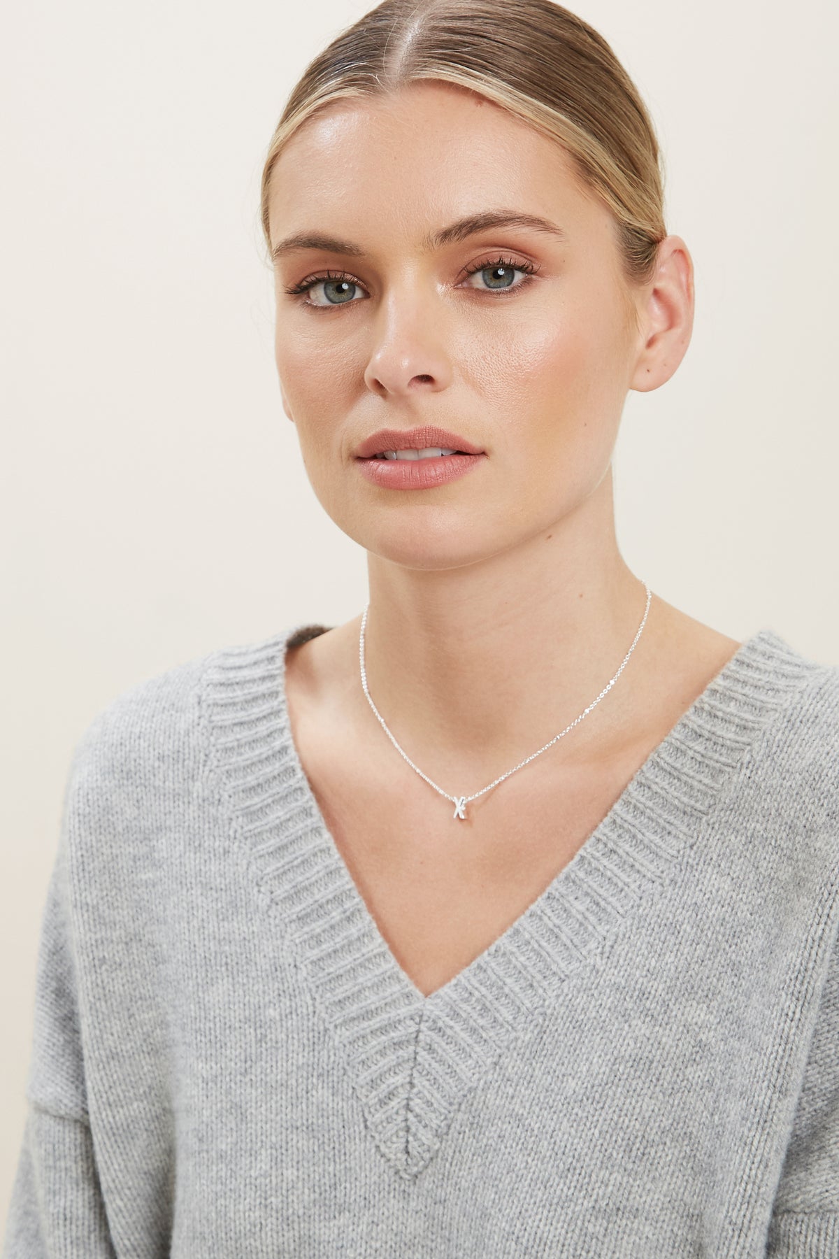 Silver Initial Charm