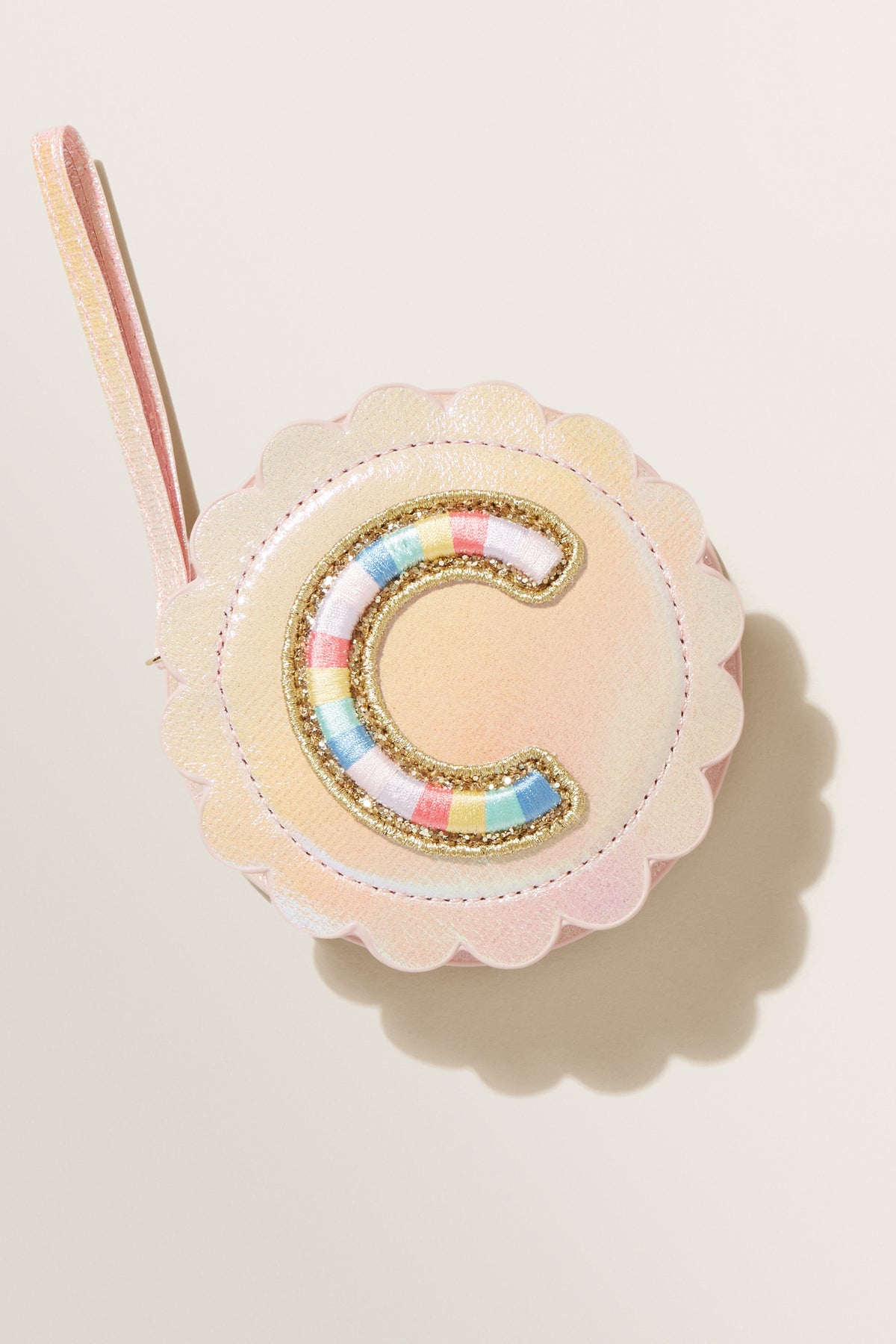 Rainbow Initial Purse