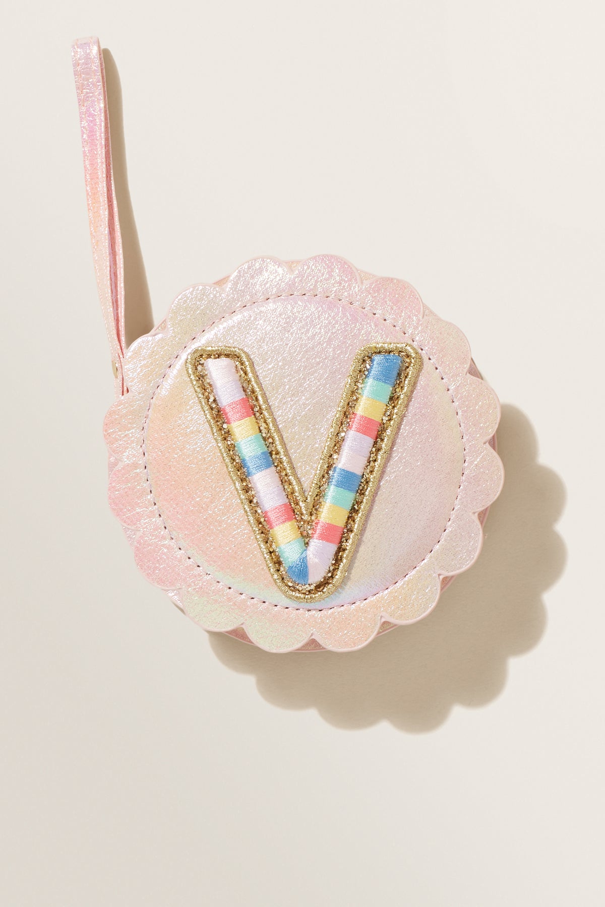 Rainbow Initial Purse