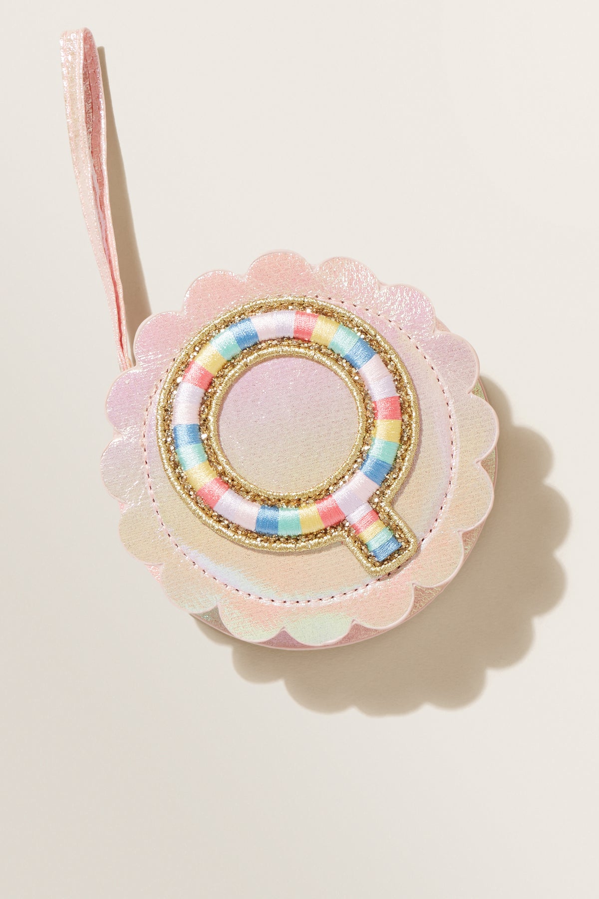 Rainbow Initial Purse