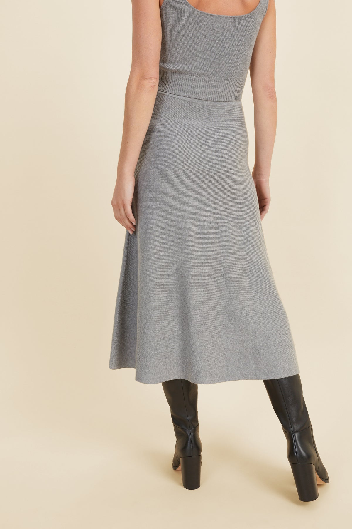 Knit Flared Skirt