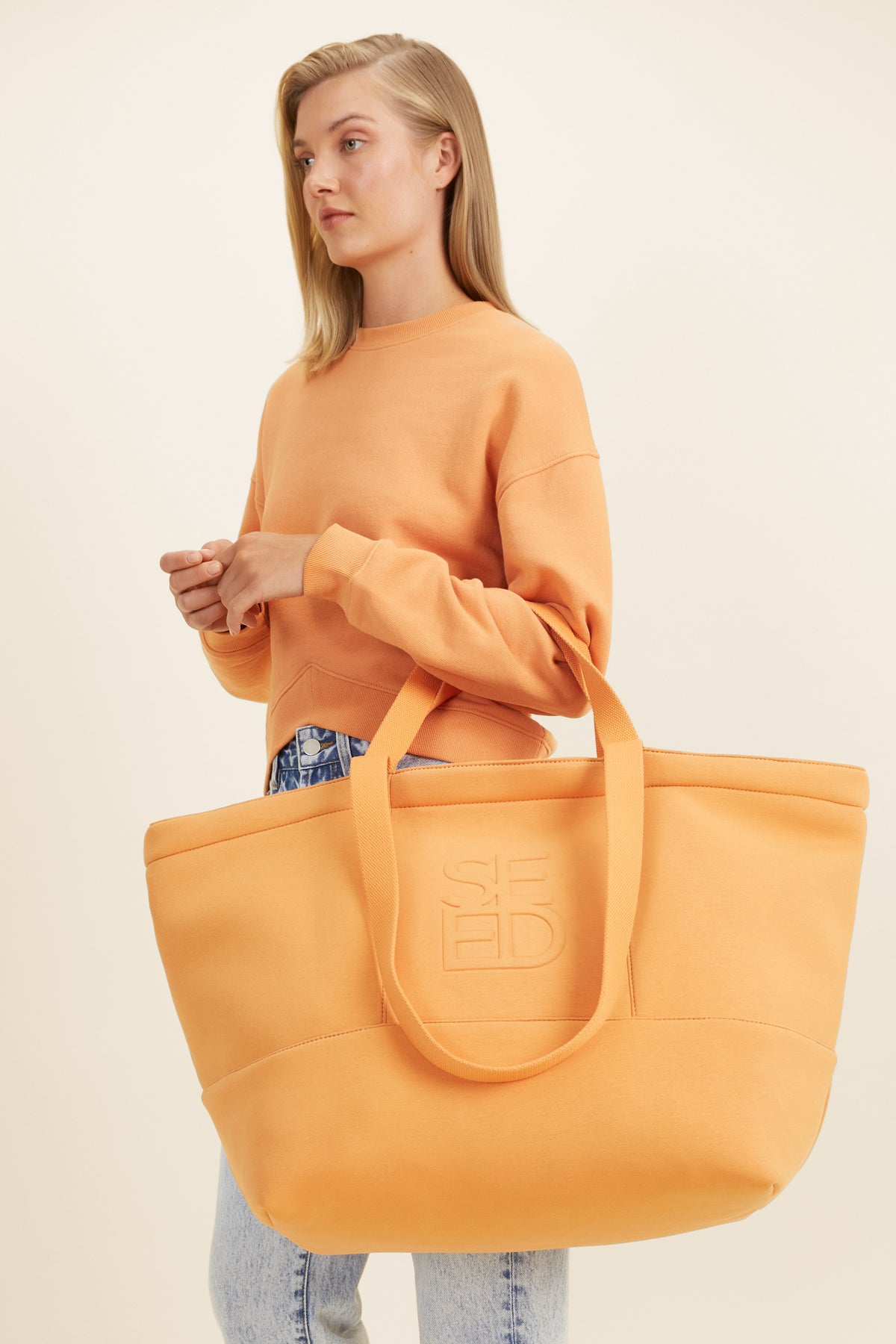 Seed Logo Jersey Overnight Bag