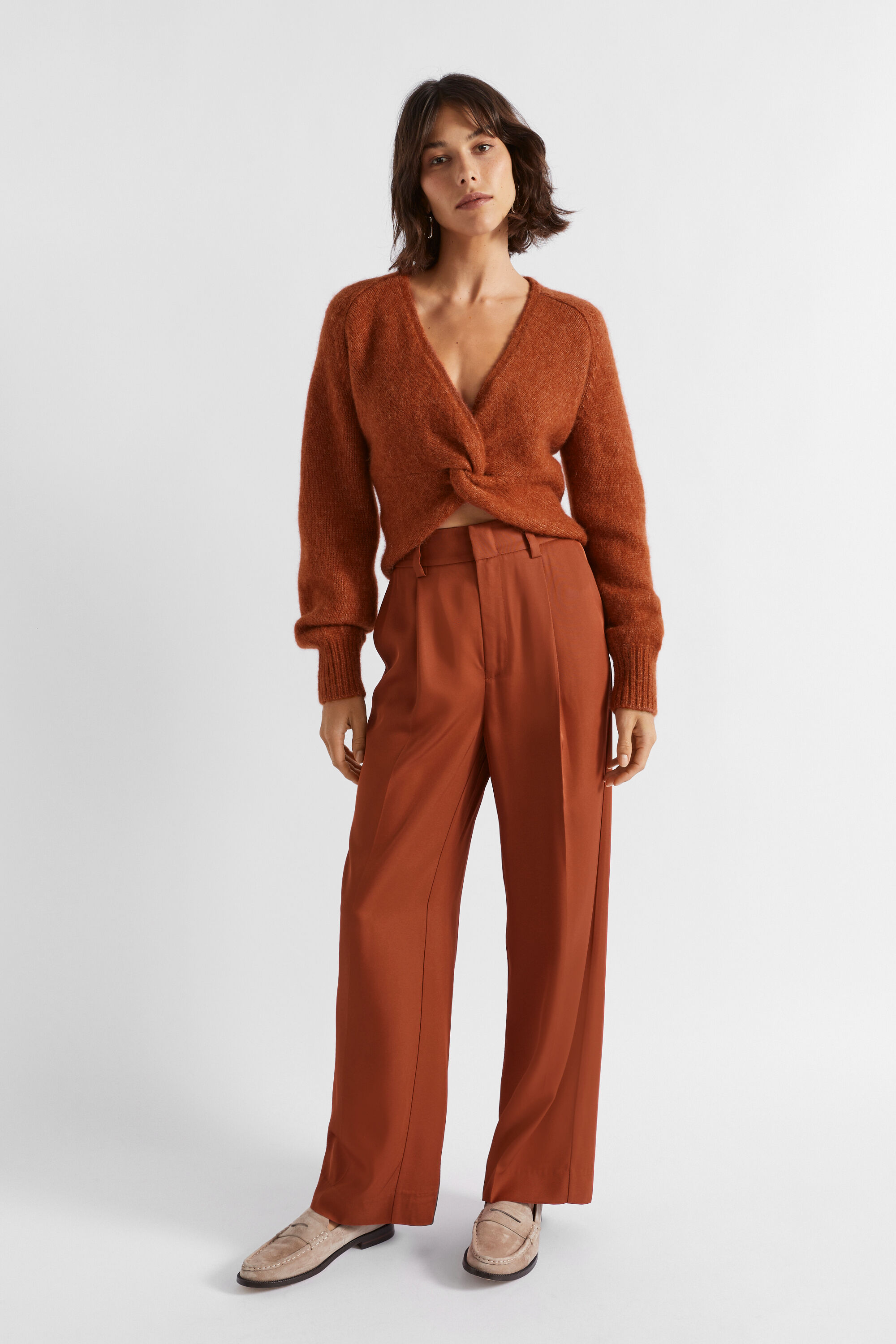 Kowtow composure outlet cardigan rust