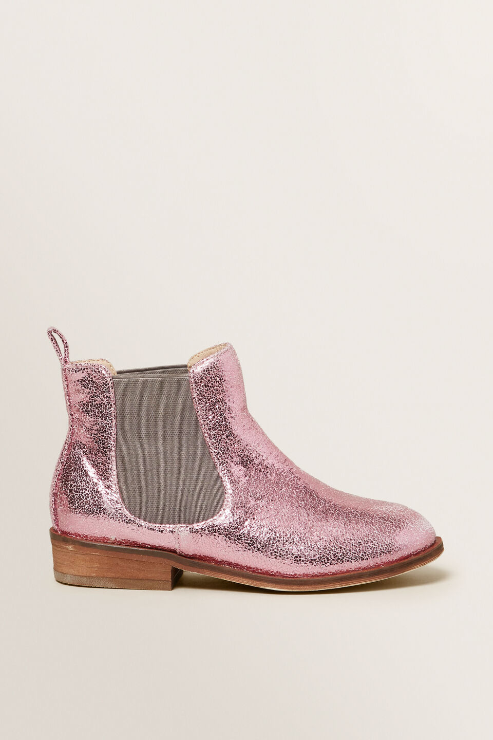 Metallic Pink Boot  